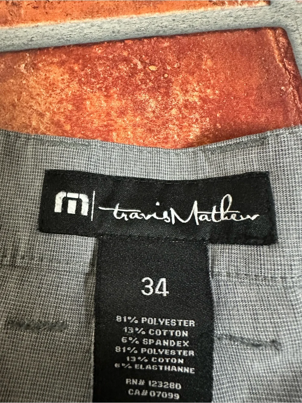 Travis Mathew Gray Flat-Front Performance Shorts - Picture 3 of 6